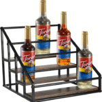 Coffee Syrup Organizer Rack