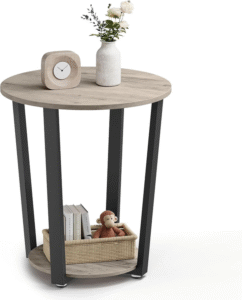 Durable Round Side End Table