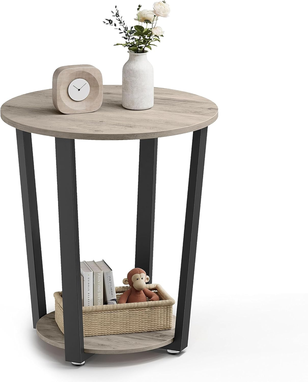Durable Round Side End Table