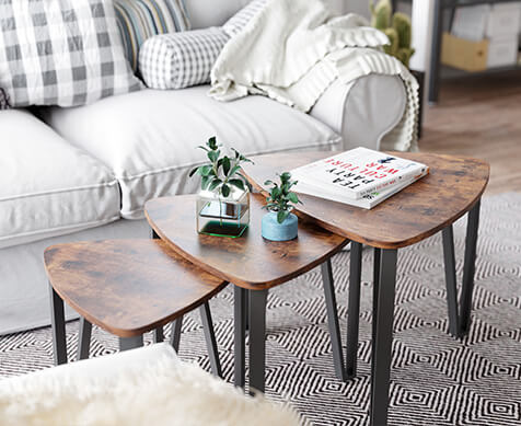Modern side end table collection
